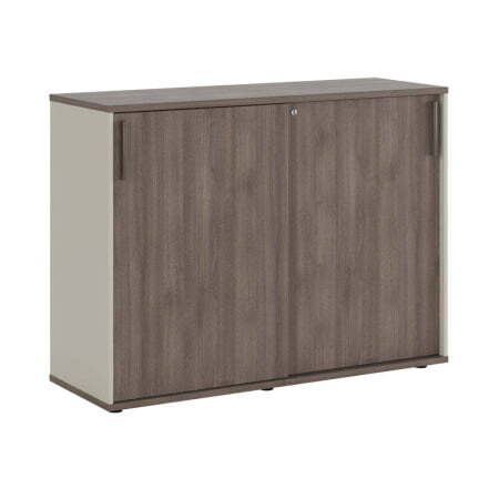 Тумба с раздвижными фасадами New Line NLN36334531 1466x510x1100 (Дуб шамони темный)