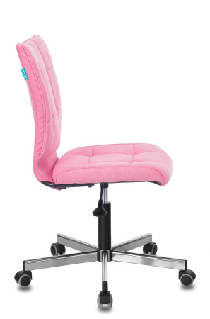 Кресло Бюрократ CH-330M/VELV36 розовый Velvet 36 крестовина металл (Компьютерное кресло CH-330M розовый)