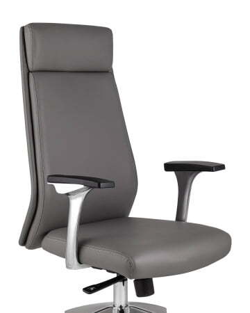 Кресло руководителя TopChairs Armor серое (Компьютерное кресло Armor серый)