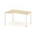 Стол рабочий эргономичный SN-4P.SPA-012(L) (1580х700/980х750) (Тиквуд Светлый/Металл Антрацит) Стол рабочий эргономичный SN-4P.SPA-012(L) (1580х700/980х750) (Тиквуд Светлый/Металл Антрацит)