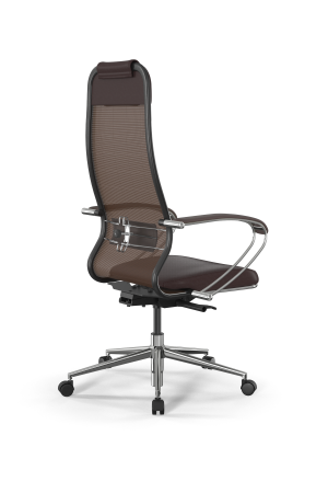Кресло для руководителя Метта SynchroSit 10 B1-115K - X2+Extra /Um00/Wm12/K1cL(M23.B23.G18.W02) (Темно-коричневый) Кресло для руководителя Метта SynchroSit 10 B1-115K - X2+Extra /Um00/Wm12/K1cL(M23.B23.G18.W02) (Темно-коричневый)