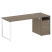 Рабочая станция Metal System Style БО.РС-СТП1.3 1812x720x750 (Дуб Наварра/Серый металл) Рабочая станция Metal System Style БО.РС-СТП1.3 1812x720x750 (Дуб Наварра/Серый металл)