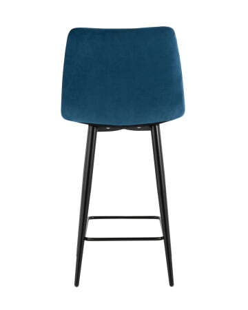 Стул полубарный Джанго велюр синий высота сиденья 60 см (Стул полубарный Джанго синий)