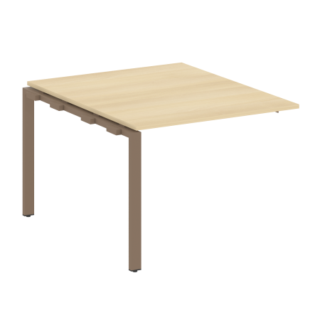Проходной наборный элемент переговорного стола Metal System Style БП.ППРГ-1 1000x1235x750 (Акация/Мокко металл)