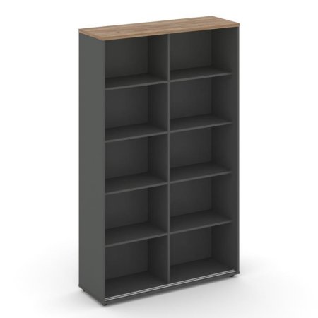 Шкаф-купе с полками SN.SHK.E-001 (1200х400х1982) (Антрацит/Дуб Табак)