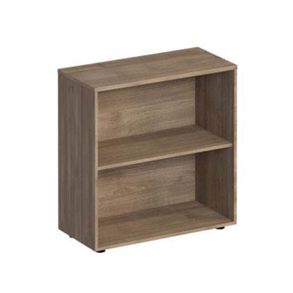 Стеллаж низкий широкий Комфорт МП2 К 423 800x380x840 (Дуб шамони темный)