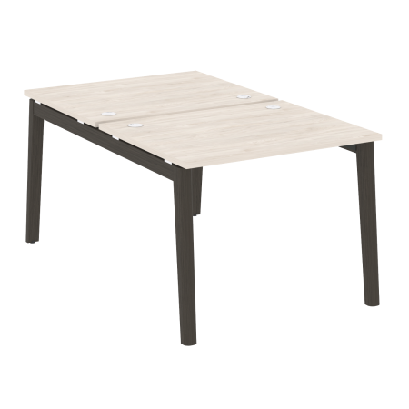 Рабочая станция на деревянных опорах Onix Wood OW.D.RS-2.1.8 980x1635x750 (Денвер Светлый/Дуб Темный)