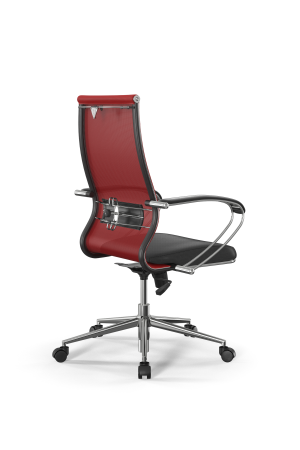 Кресло для руководителя Метта Sit 10 B2-163K - T+Extra /Km00/Wm12/K1cL(M09.B23.G18.W01) (Красный | Черный)