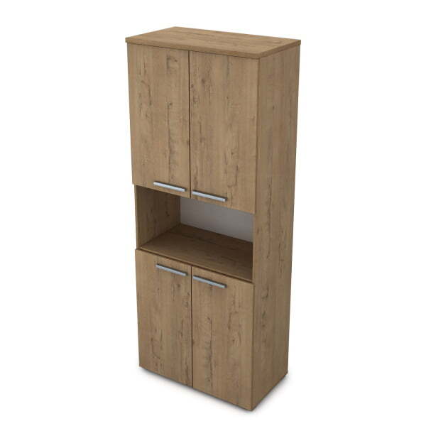 9Ш.005.6 Шкаф высокий с нишей (800x450x2045) (Teakwood) 9Ш.005.6 Шкаф высокий с нишей (800x450x2045) (Teakwood)