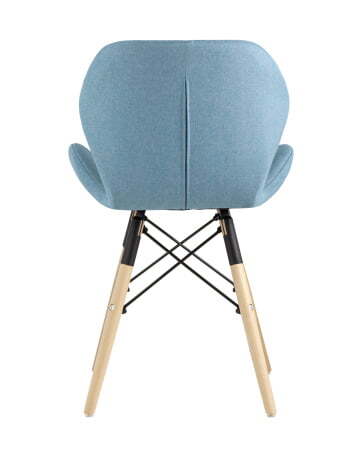 Стул Бон рогожка голубой (Стул Бон голубой)