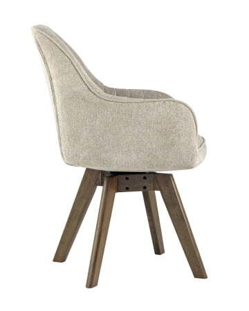 Стул вращающийся MANS латте 2 шт, (Стул MANS бежевый)