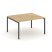 Стол переговорный SN-4P.SPRG-032.3 (1180х1180х750) (Тиквуд Светлый/Металл Антрацит) Стол переговорный SN-4P.SPRG-032.3 (1180х1180х750) (Тиквуд Светлый/Металл Антрацит)