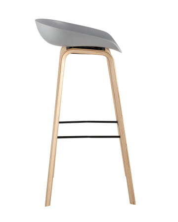 Стул барный LIBRA СЕРЫЙ (Стул барный Libra серый)