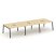 Рабочая станция 2-х сторонняя SN-5A.DRS-071 (2940х1432х750) (Тиквуд Светлый/Металл Антрацит) Рабочая станция 2-х сторонняя SN-5A.DRS-071 (2940х1432х750) (Тиквуд Светлый/Металл Антрацит)