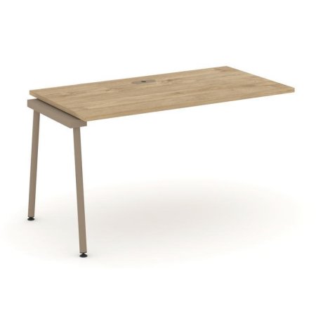 Наборный элемент рабочей станциии ES.1.NRS-3-LK (1380х730х750) (Тиквуд Светлый/Металл Латте)