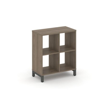 Каркас стеллажа 2 яруса SN.KS-220 (754х400х881) (Вяз Благородный/Металл Антрацит)