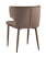 Стул Матео с кантом велюр коричневый ножки дерево (Стул Матео коричневый)