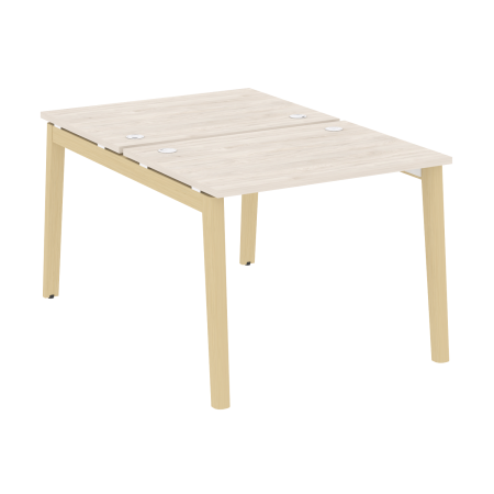 Рабочая станция на деревянных опорах Onix Wood OW.D.RS-2.1.7 980x1475x750 (Дуб Аризона/Дуб Светлый)