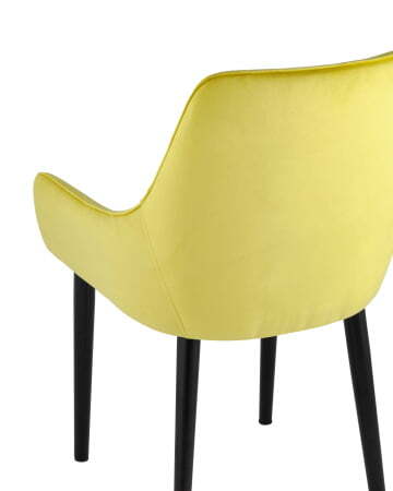 Стул Джоан велюр жёлтый (Стул Джоан желтый) Стул Джоан велюр жёлтый (Стул Джоан желтый)