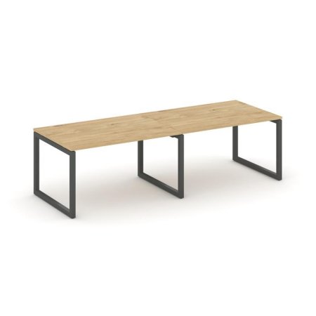 Стол переговорный SN-5O.SPRG-013.3 (2760х980х750) (Тиквуд Светлый/Металл Антрацит)