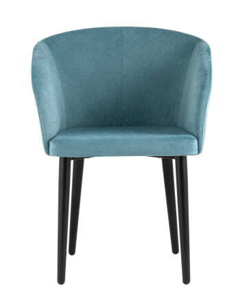 Кресло Ральф велюр пыльно-голубой (Стул-кресло Ральф пыльно-голубой)