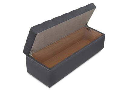 Банкетка Marcele 1000 (1020x420x450) Серый (Серый)