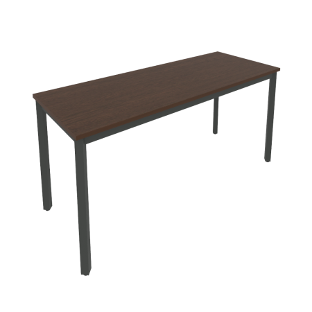 Стол письменный на металлокаркасе Slim С.СП-6.1 1580x600x750 (Венге Цаво/Антрацит металл)