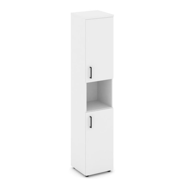 Шкаф высокий узкий SN.STU.E-107(R) (400х400х1982) (Белый) Шкаф высокий узкий SN.STU.E-107(R) (400х400х1982) (Белый)