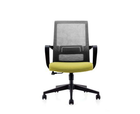 Интер LB / черный пластик / серая сетка / зеленая ткань (Зеленый)