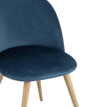 Стул Лион велюр голубой (Стул Лион NEW голубой)