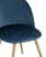 Стул Лион велюр голубой (Стул Лион NEW голубой)