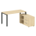Рабочая станция с опорной тумбой правая Metal System Style БП.РС-СТС-2.3 Пр 1500x1520x750 (Дуб Наварра/Серый металл) Рабочая станция с опорной тумбой правая Metal System Style БП.РС-СТС-2.3 Пр 1500x1520x750 (Дуб Наварра/Серый металл)