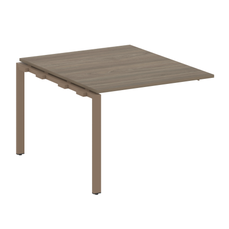 Проходной наборный элемент переговорного стола Metal System Style БП.ППРГ-1 1000x1235x750 (Вяз/Мокко металл)