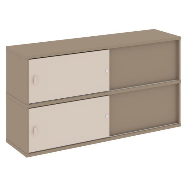 Надставка на 2 тумбы высокая ES.NV-5.2 (1500х410х795) (Латте/Капучино)