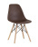 Стул Style DSW коричневый x4 (Стул DSW коричневый) Стул Style DSW коричневый x4 (Стул DSW коричневый)