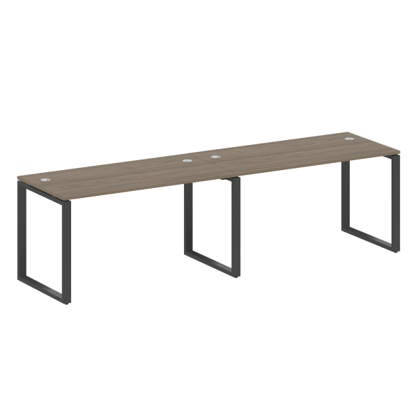 Рабочая станция Metal System Style БО.СМ-2.3 2800x720x750 (Вяз/Антрацит металл) Рабочая станция Metal System Style БО.СМ-2.3 2800x720x750 (Вяз/Антрацит металл)