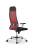 Кресло для руководителя Метта Sit 10 B1-111T - X2+UMF(X1) /Ub00/Wh00/T1bp-b(M09.B21.G20.W01) (Красный | Черный)