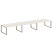 Переговорный стол 3 столешницы Metal System Style БО.ПРГ-3.5 5400x1235x750 (Дуб Наварра/Мокко металл) Переговорный стол 3 столешницы Metal System Style БО.ПРГ-3.5 5400x1235x750 (Дуб Наварра/Мокко металл)