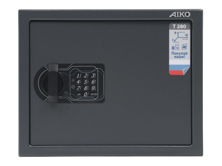 Мебельный сейф AIKO Т-280 EL (Графит) Мебельный сейф AIKO Т-280 EL (Графит)