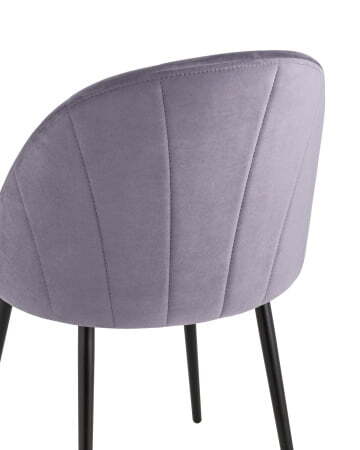 Стул Логан велюр пыльно-сиреневый (Стул кухонный Логан пыльно-сиреневый)