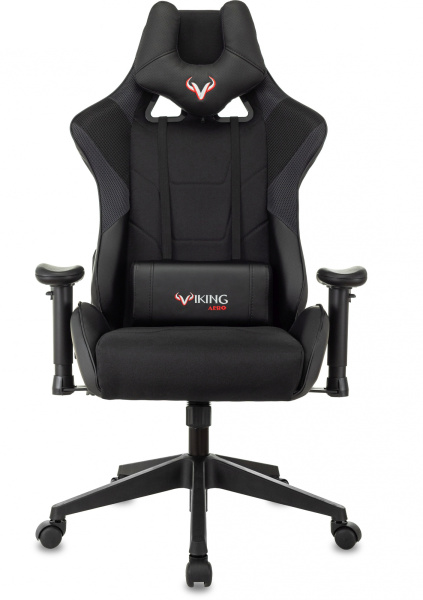 Кресло игровое Zombie VIKING 4 AERO Edition черный ткань/эко.кожа с подголов. крестов. пластик (Черный) Кресло игровое Zombie VIKING 4 AERO Edition черный ткань/эко.кожа с подголов. крестов. пластик (Черный)