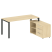 Рабочая станция с опорной тумбой правая Metal System Style БП.РС-СТС-2.4 Пр 1700x1520x750 (Дуб Наварра/Серый металл) Рабочая станция с опорной тумбой правая Metal System Style БП.РС-СТС-2.4 Пр 1700x1520x750 (Дуб Наварра/Серый металл)