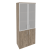 Шкаф высокий широкий Onix O.ST-1.2R 800x420x1977 (Тиквуд Темный) Шкаф высокий широкий Onix O.ST-1.2R 800x420x1977 (Тиквуд Темный)