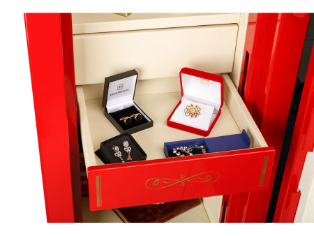 Взломостойкий сейф VALBERG РУБЕЖ 99 EL GOLD (Красный)