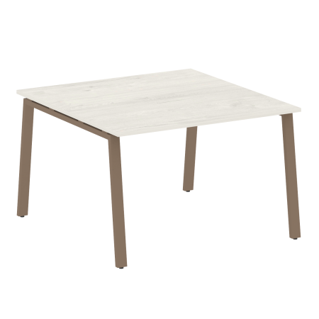Стол для переговоров (1 столешница) на А-образном м/к Metal System Style БА.ПРГ-1.2 1200x1235x750 (Дуб наварра/Мокко металл)