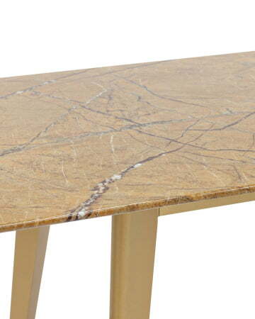 Стол обеденный Ричмонд 120*80 охра стеклянный (Стол обеденный Ричмонд охра)