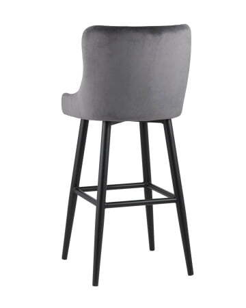 Стул барный Ститч велюр серый (Стул барный Ститч серый)