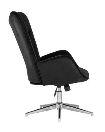 Кресло Филадельфия велюр черный (Стул-кресло Филадельфия черный)