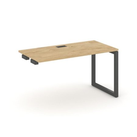 Стол-приставка к опорным элементам SN-5O.OPRS-004 (1580х600х750) (Тиквуд Светлый/Металл Антрацит)