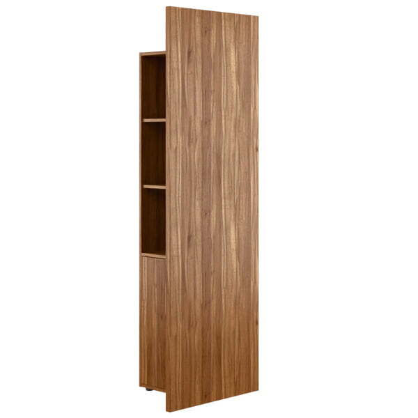 Шкаф-стеллаж с подсветкой SOL297501 490x700x2160 (Орех Solid) Шкаф-стеллаж с подсветкой SOL297501 490x700x2160 (Орех Solid)